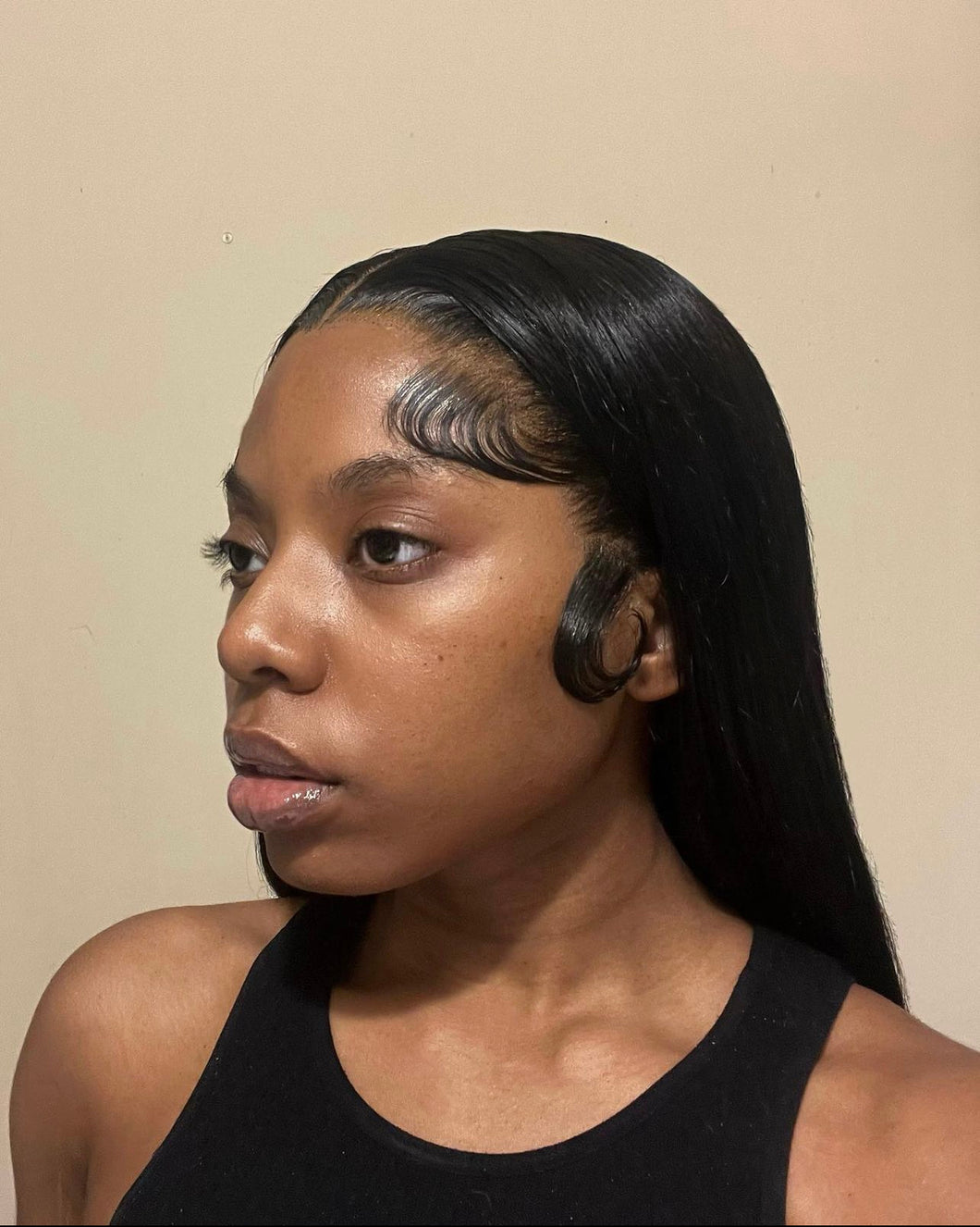 13x6 Lace Frontal Wig – Seamless Blend, Natural Finish | Human Hair (Straight, 18”–32”)